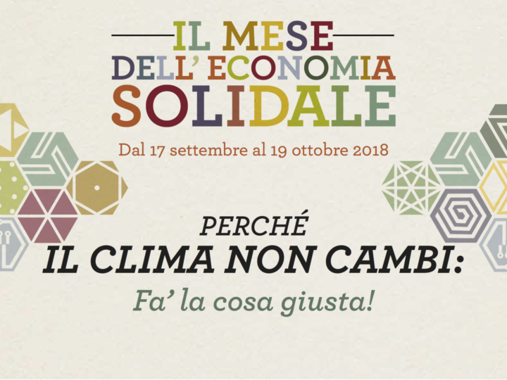 Al via il Mese dell’Economia Solidale Trentina-2018