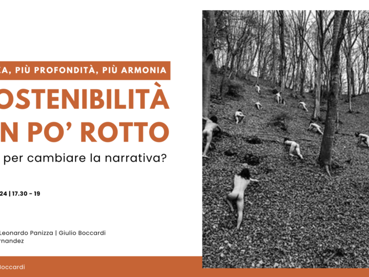 La sostenibilità ha un po’ rotto: rallentare per cambiare la narrativa?